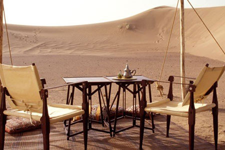 Dar Ahlam luxury camp near Iriki lake